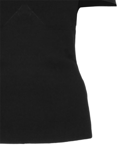 Black strapless top Federica Tosi | FTE24MK1280002